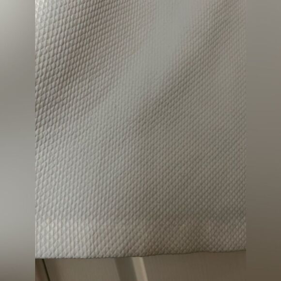 Worthington White Pleated Waffle Textured Skirt Women’s 12 EUC - Picture 5 of 11